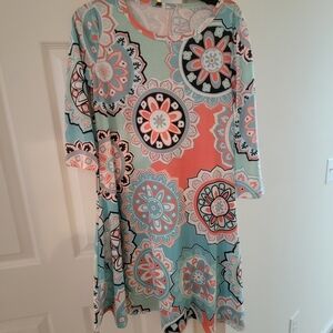 Colorful Bohemian Patterned Dress